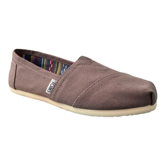 TOMS Women's Slip On Classic Alpargata Casual Cotton Canvas Flats - Picture 1 of 1